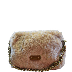 Mila Louise Mama L FR Faux Fur Trotting Bag Dark Ochre