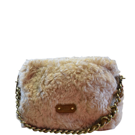 Mila Louise Mama L FR Faux Fur Trotting Bag Dark Ochre