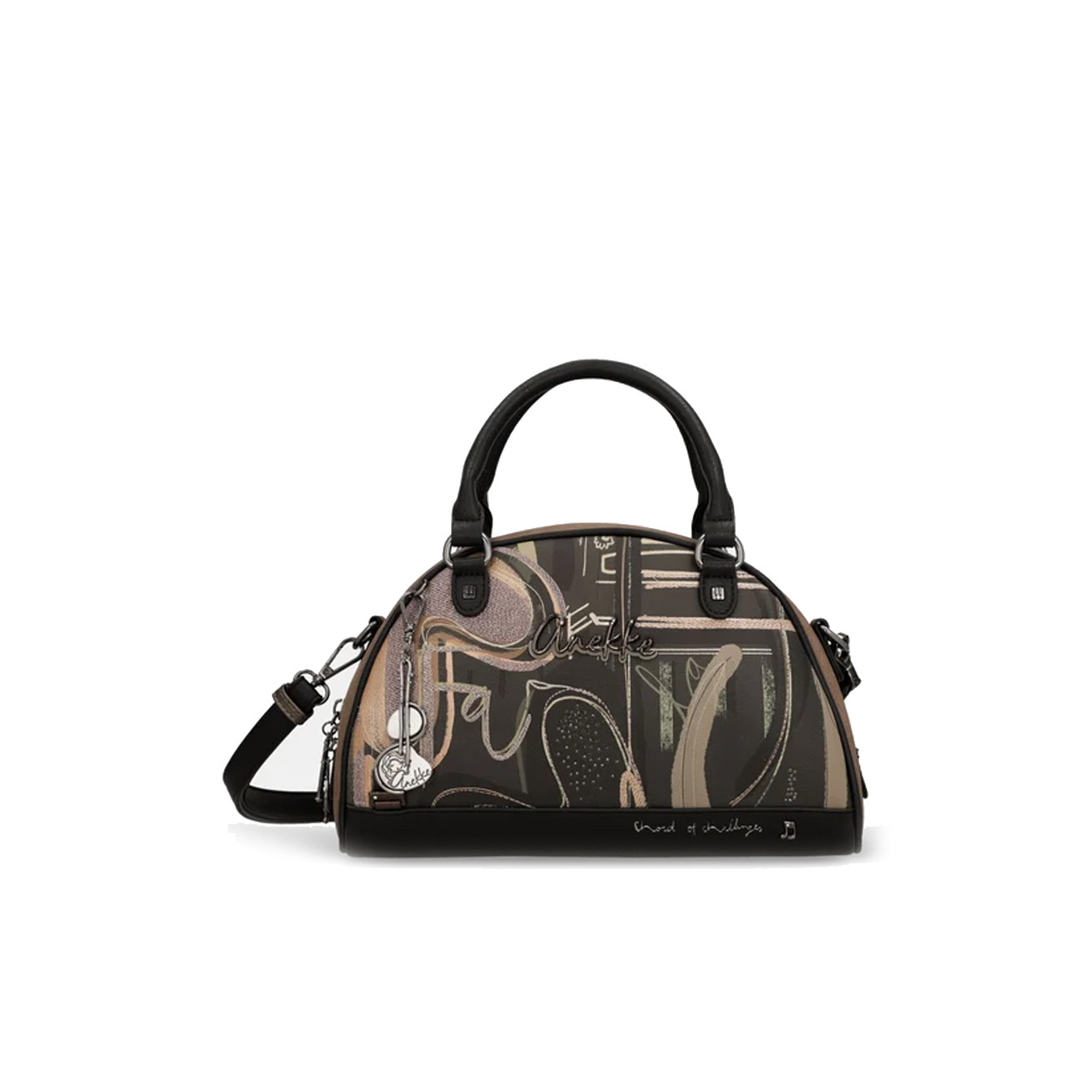 Anekke Melody Bowling Handbag Brown