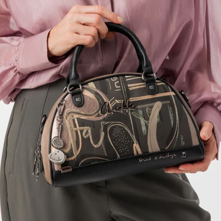 Anekke Melody Bowling Handbag Brown