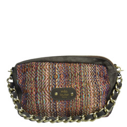 Mila Louise Mama TS Woven and Colored Gray Tote Bag