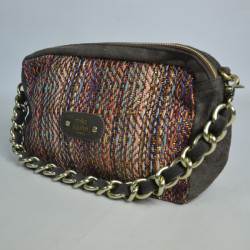 Mila Louise Mama TS Woven and Colored Gray Tote Bag