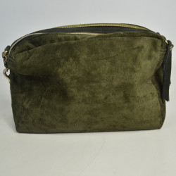 Mila Louise Mama TS Woven and Colored Kaki Dark Tote Bag