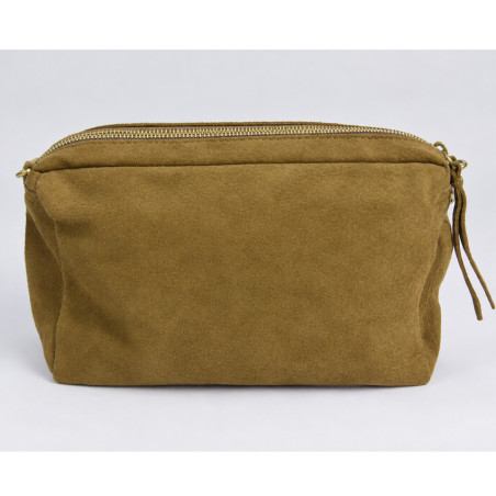 Mila Louise Mama TS Woven and Colored Ocre Dark Tote Bag
