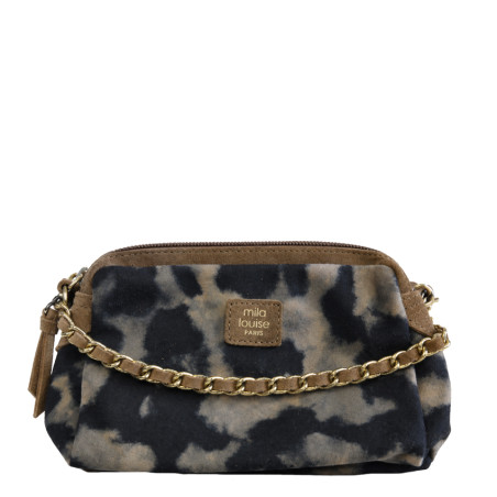 Mila Louise Mama XS LP3 Petit Sac Trotteur Léopard Ocre Dark