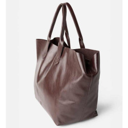 Biba Beloit Leather Tote Bag BEO1L Bordeaux