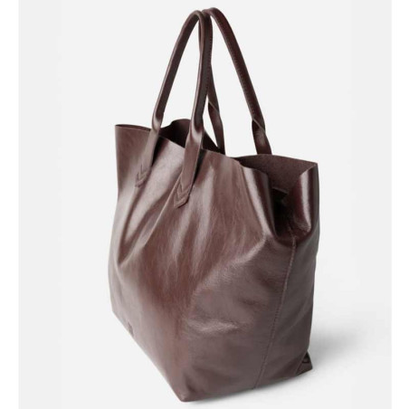 Biba Beloit Sac Cabas En Cuir Beloit Burdeos cote
