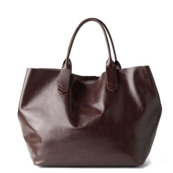 Biba Beloit Leather Tote Bag BEO1L Bordeaux