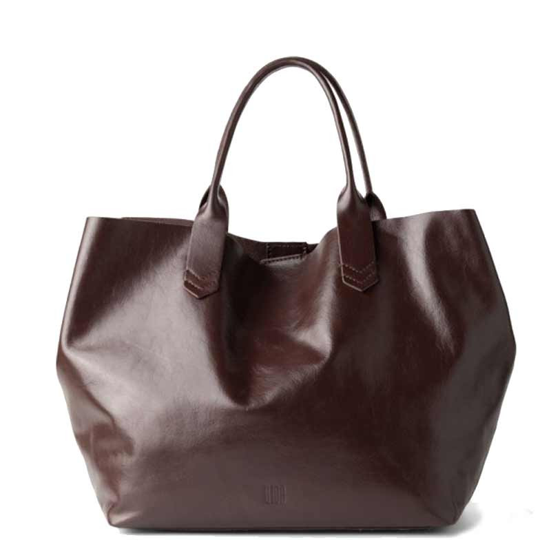 Biba Beloit Leather Tote Bag BEO1L Bordeaux