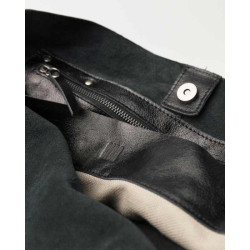 Biba Beloit Leather Tote Bag BEO1L Negro