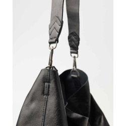 Biba Beloit Leather Tote Bag BEO1L Negro