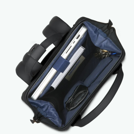 Cabaïa Slim Bag M Sac A Dos 14" Végan Broome ouvert