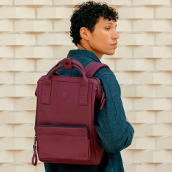 Cabaïa Slim Bag M Sac A Dos 14" Végan Queenstown porté