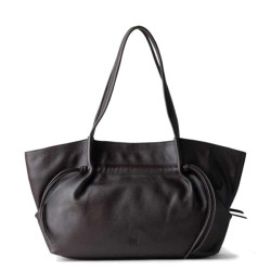 Biba Brumley Leather Shoulder Bag BUY1L Berenjena