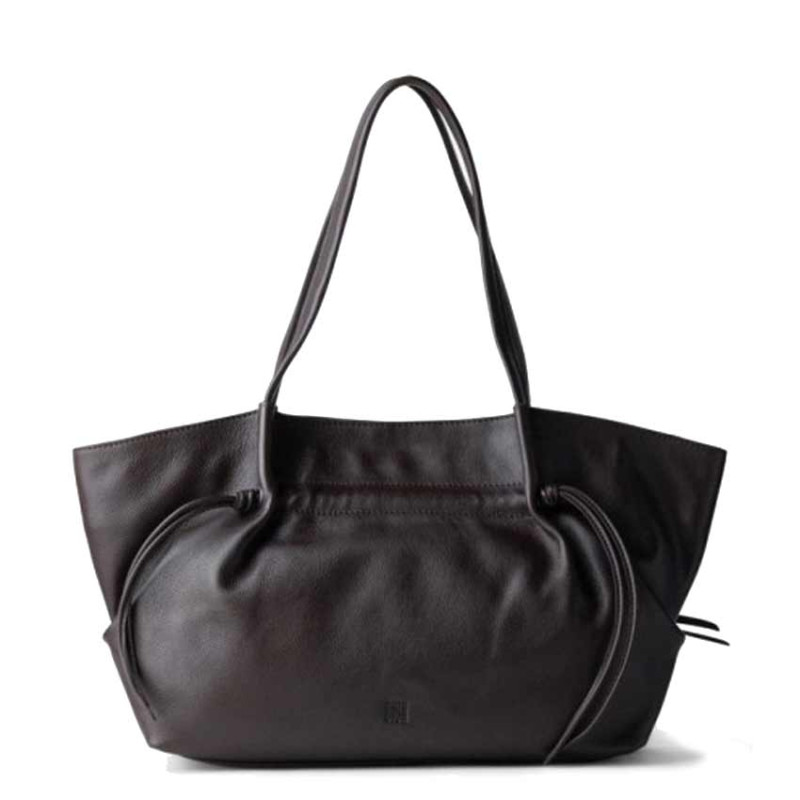 Biba Brumley Leather Shoulder Bag BUY1L Berenjena