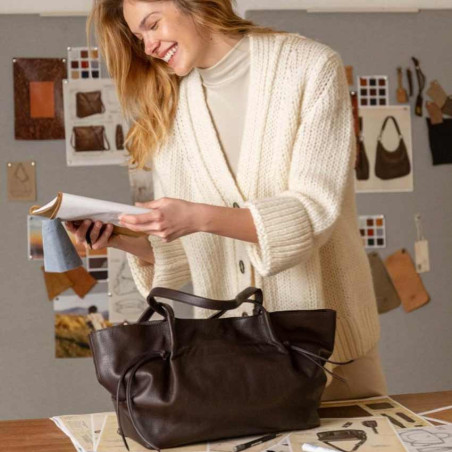 Biba Brumley Shoulder Bag in Leather BUY1L Leather