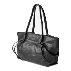 Biba Brumley Leather Shoulder Bag BUY1L Black