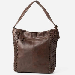 Biba ELK Shoulder Bag ELK1L Dark Brown