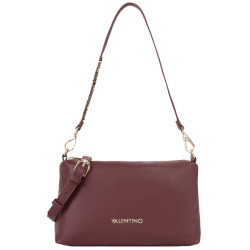 Valentino Barn Crossbody Bag with Burgundy Logo