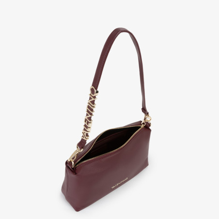 Valentino Barn Crossbody Bag with Burgundy Logo