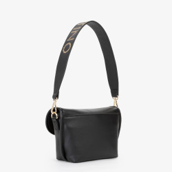 Valentino Hail Small Shoulder Bag Round Handle Nero