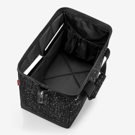Reisenthel Travel Allrounder M Sac De Voyage Multifonctionnel Bouclé Noir ouvert