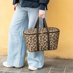 Reisenthel Coolerbag Leo Macchiato Insulated Basket
