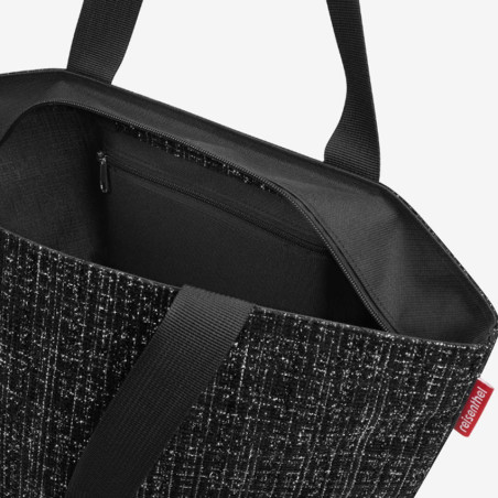Reisenthel Shopper M Shoulder Bag Bouclé Black