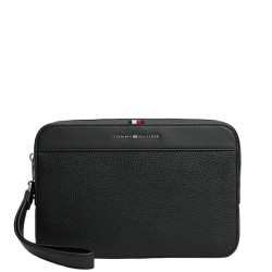 Tommy Hilfiger TH Central Pouch Grained Finish BDS Black