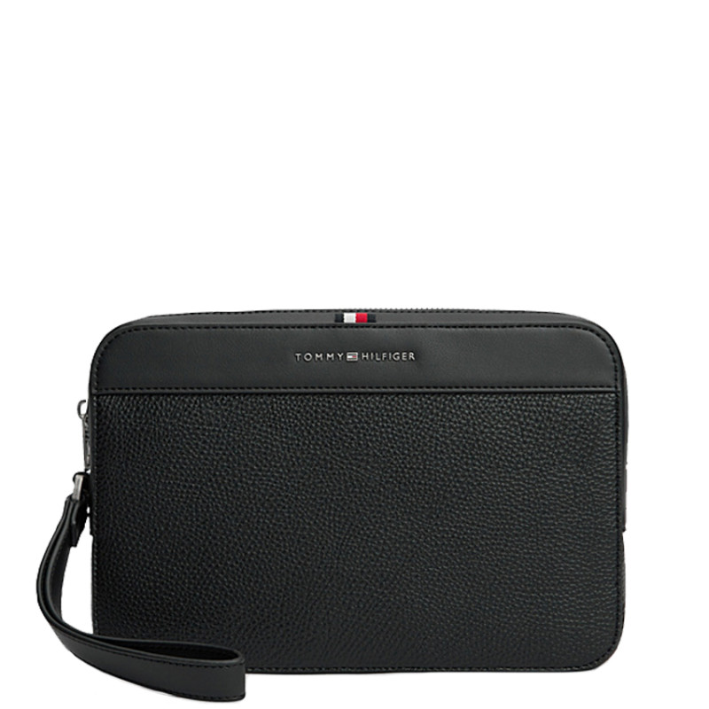 Tommy Hilfiger TH Central Pouch Grained Finish BDS Black