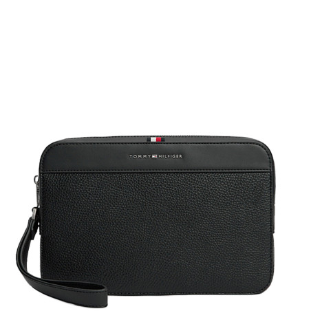 Tommy Hilfiger TH Central Pouch Grained Finish BDS Black