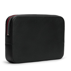 Tommy Hilfiger TH Central Pochette Finition Grainée BDS Black côté