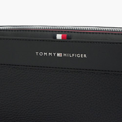 Tommy Hilfiger TH Central Pouch Grained Finish BDS Black