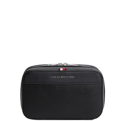 Tommy Hilfiger TH Central Toiletry Bag Grainy Finish BDS Black