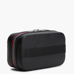 Tommy Hilfiger TH Central Toiletry Bag Grainy Finish BDS Black