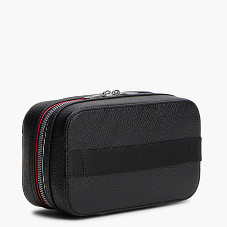 Tommy Hilfiger TH Central Toiletry Bag Grainy Finish BDS Black