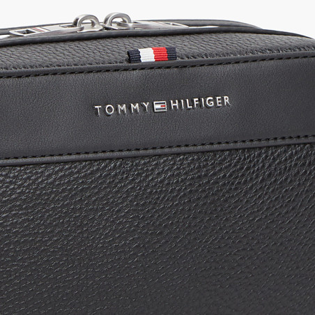 Tommy Hilfiger TH Central Toiletry Bag Grainy Finish BDS Black