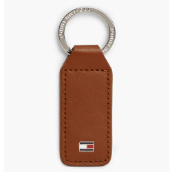 Tommy Hilfiger TH Downtown Wallet & Key Fob Set in Cognac Leather