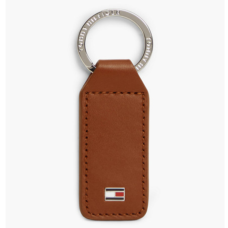 Tommy Hilfiger TH Downtown Coffret Portefeuille & Porte-Clés En Cuir Cognac porte-clés