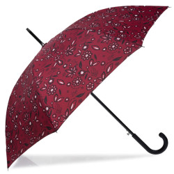 Isotoner Auto Umbrella Bandana Bordeaux