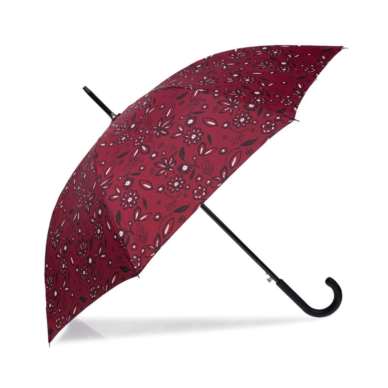 Isotoner Auto Umbrella Bandana Bordeaux