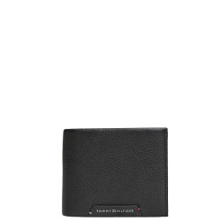 Tommy Hilfiger TH Corporate Grainy Wallet 2 Flaps Bds Black