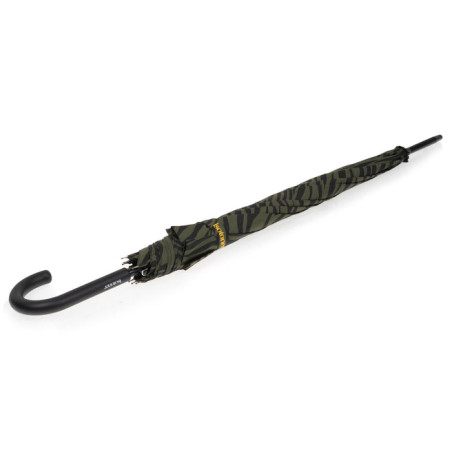 Isotoner Automatic Umbrella Zebra Khaki