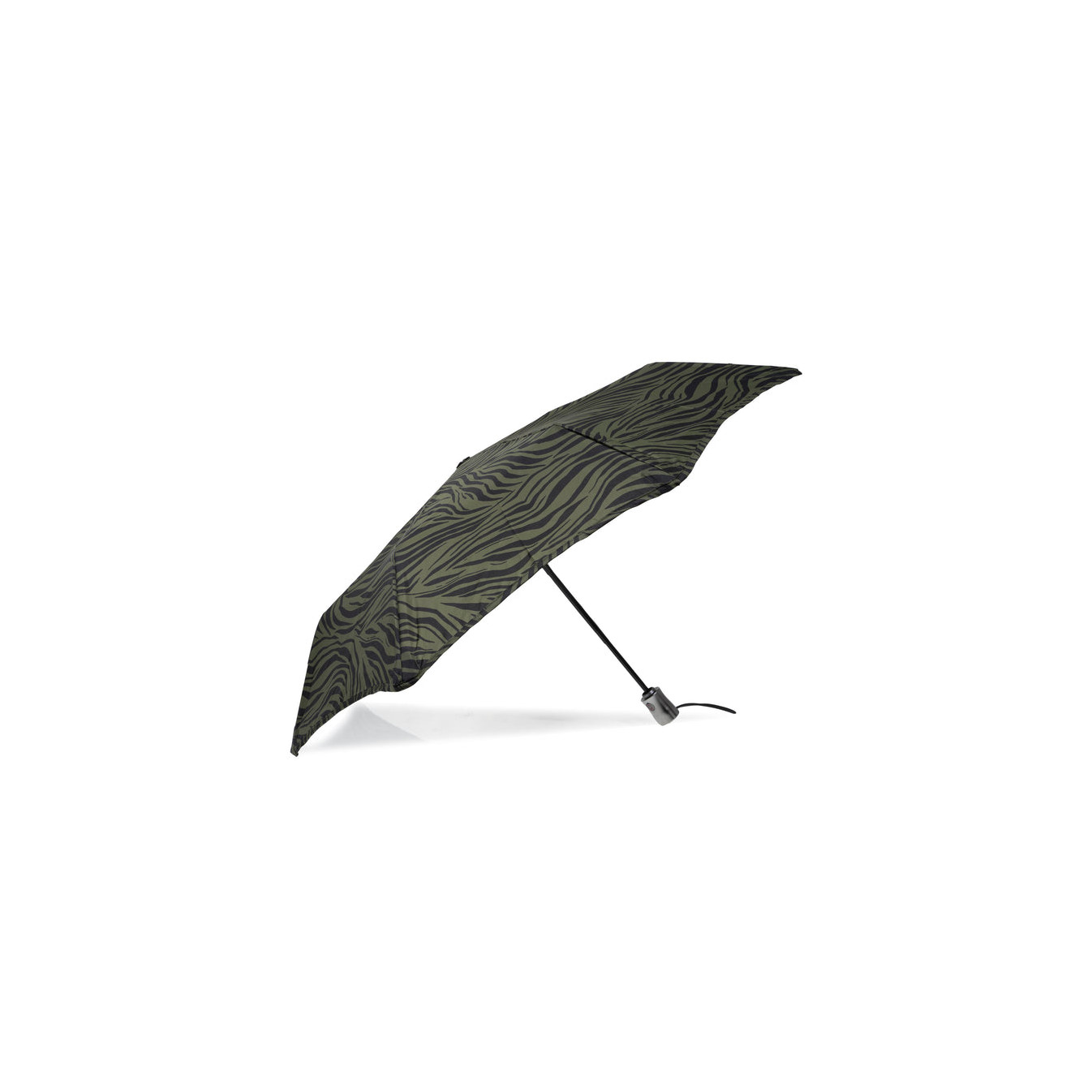 Isotoner Parapluie automatique X-TRA SOLIDE ALPHA Zèbre Kaki