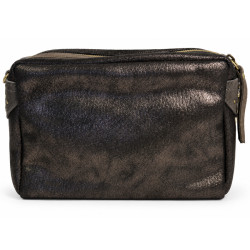 Mila Louise Masa GR Sac Porté Travers Grainé & Brillant Gris Dark dos