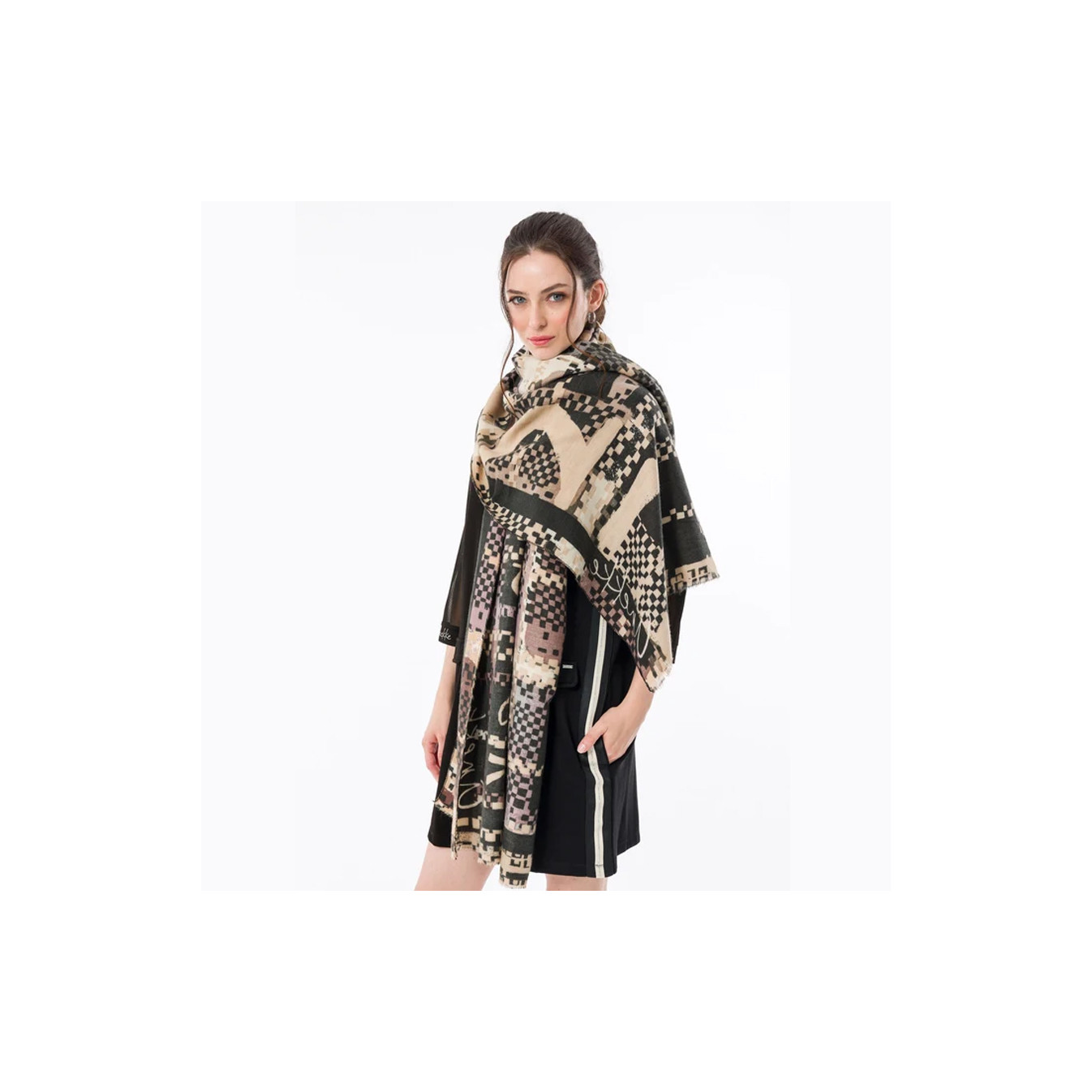 Anekke Printed Pashmina Scarf Orchestra