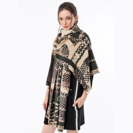 Anekke Pashmina Foulard Imprimé Orchestra