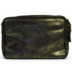 Mila Louise Masa GR Crossbody Grainy & Shiny Dark Khaki