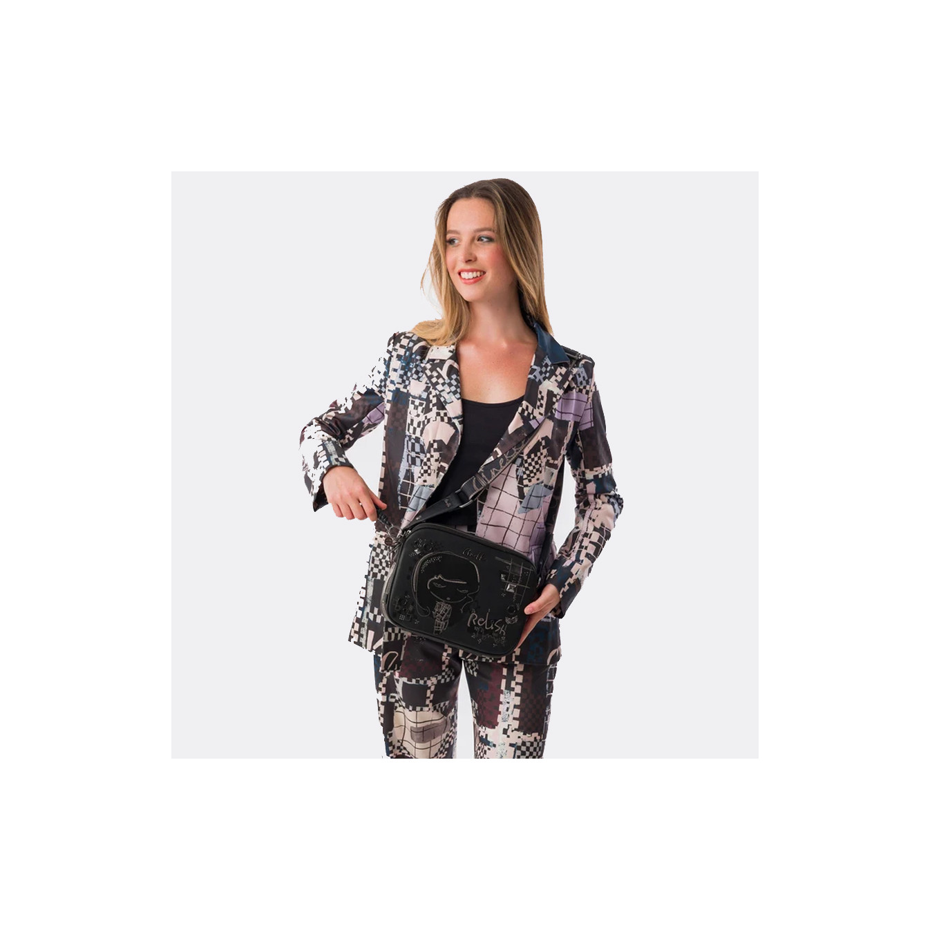 Anekke Iron Sac Trotteur 3 Compartiments Noir