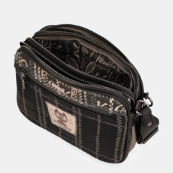Anekke Iron Crossbody Bag 3 Compartments Black